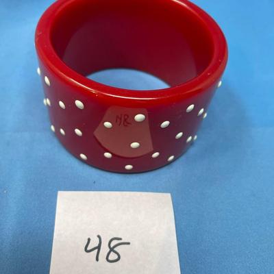 Sale Photo Thumbnail #243: Just too cool!  Red with white dots!  Very clean!