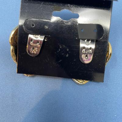 Sale Photo Thumbnail #249: KJL brooch, signed shoe clips.  No damage!