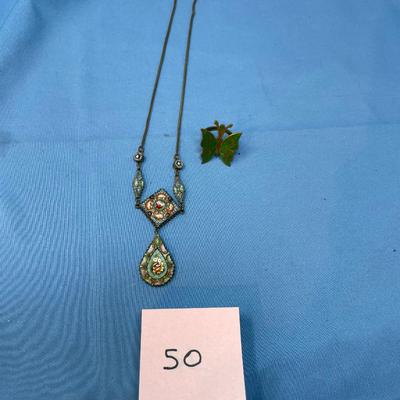 Sale Photo Thumbnail #250: Both quite old!  No damage on the necklace.