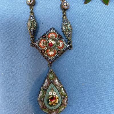 Sale Photo Thumbnail #253: Both quite old!  No damage on the necklace.