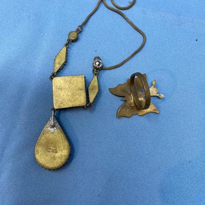 Sale Photo Thumbnail #254: Both quite old!  No damage on the necklace.