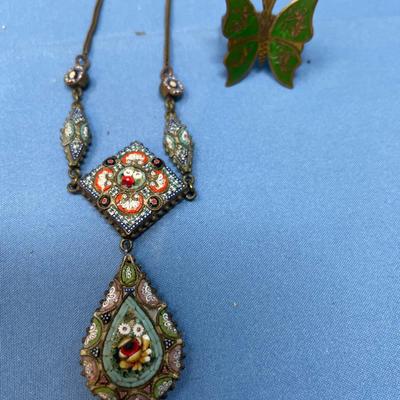 Sale Photo Thumbnail #251: Both quite old!  No damage on the necklace.