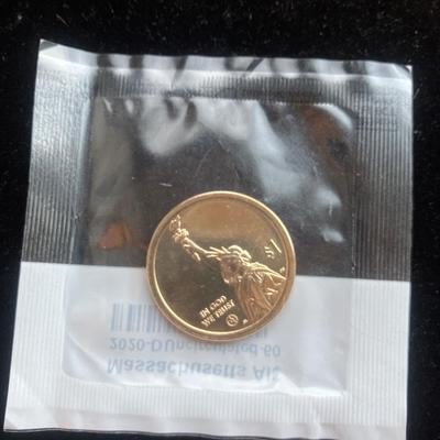 2020-D American Innovation $1 Coin - Massachusetts (Telephone) - Original Mint Sealed BU Condition - Littleton Coin Packaging