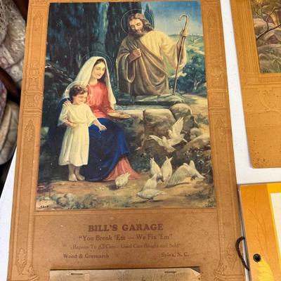 Sale Photo Thumbnail #436: Vintage Wall Calendars set of 5