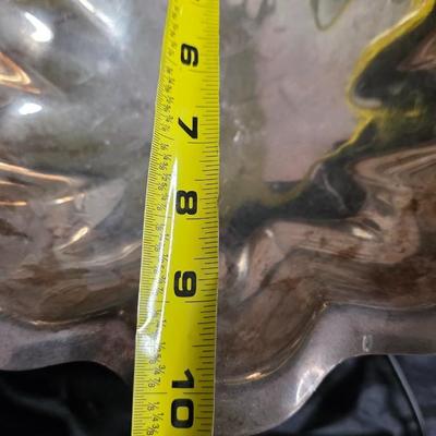 Vintage Silverplate Footed Compote Bowl - Ornate Cherub Handles and Scalloped Rim