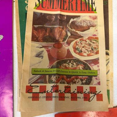 Sale Photo Thumbnail #448: Vintage Paperback Cookbooks