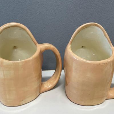 Pair of breast mugs