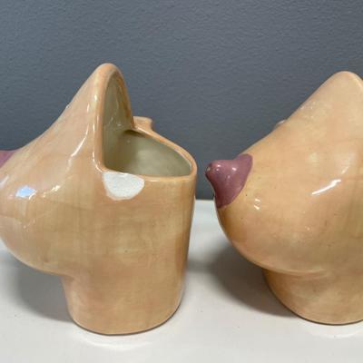 Pair of breast mugs