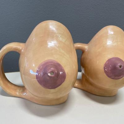 Pair of breast mugs