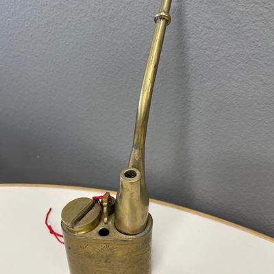 1900’s Asian brass engraved pipe