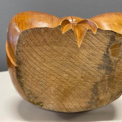 hand-carved wooden sculpture of Daikokuten