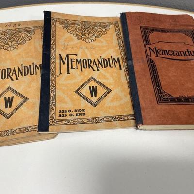 Vintage notebooks