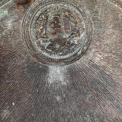 Copper or brass vintage ashtray