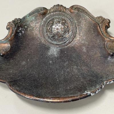 Copper or brass vintage ashtray