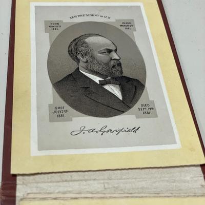 President James A. Garfield album