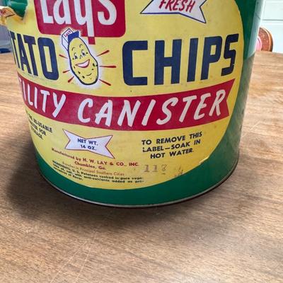 Vintage Lay’s Chip Can