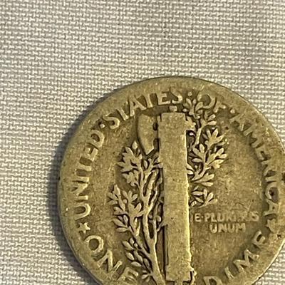 TWO MERCURY SILVER DIMES