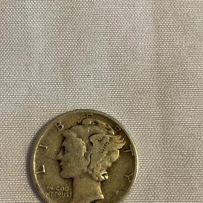 TWO MERCURY SILVER DIMES