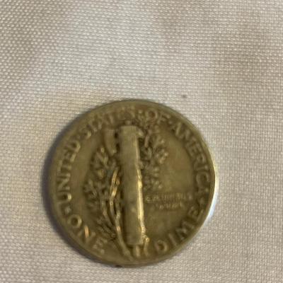 TWO MERCURY SILVER DIMES