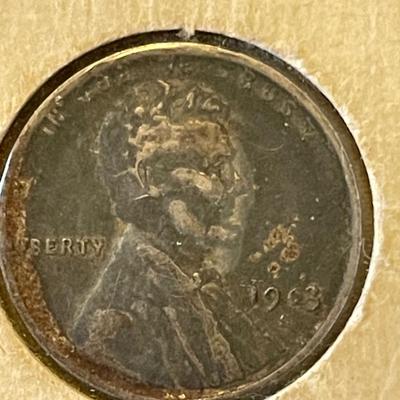1987 QUEEN ELIZABETH THE SECOND STATE TWENTY FIVE CENT AND 1943-S WHEAT PENNY