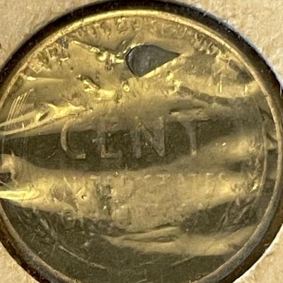 1987 QUEEN ELIZABETH THE SECOND STATE TWENTY FIVE CENT AND 1943-S WHEAT PENNY