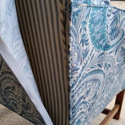 LOT 6: Pair of Wingback Armchairs