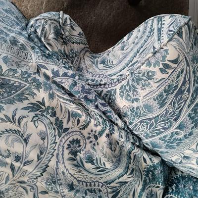 LOT 6: Pair of Wingback Armchairs