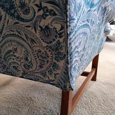 LOT 6: Pair of Wingback Armchairs