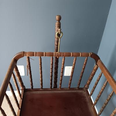 LOT 8: Vintage Wood Cradle