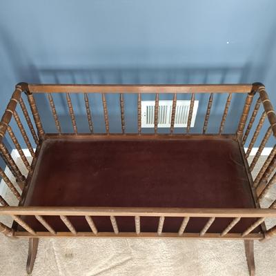LOT 8: Vintage Wood Cradle