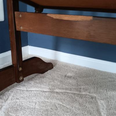 LOT 8: Vintage Wood Cradle