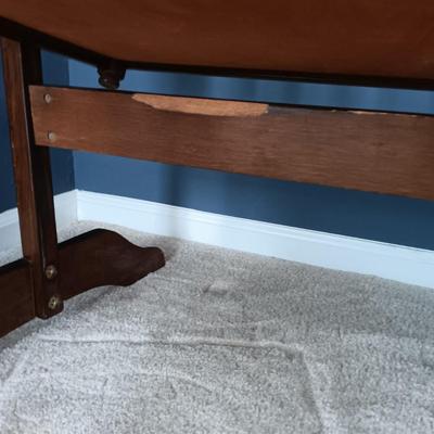 LOT 8: Vintage Wood Cradle