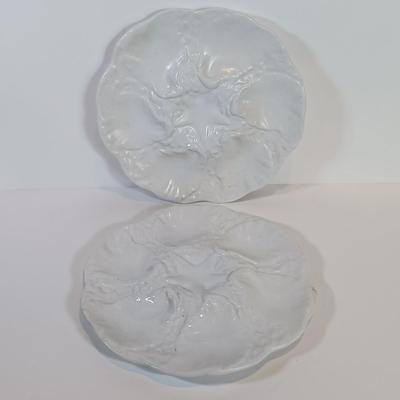 LOT 26: Bordallo Pinheiro Cabbage Bowl and Serving Plate, Matceramica Casserole Dish, Metal Scallop Plate & More