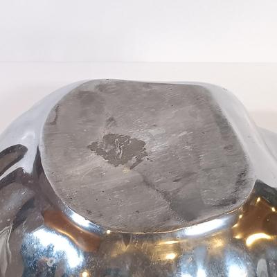 LOT 26: Bordallo Pinheiro Cabbage Bowl and Serving Plate, Matceramica Casserole Dish, Metal Scallop Plate & More