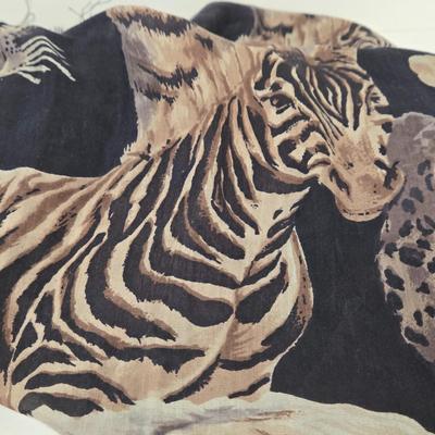 LOT 29: Beige Handbag, Christian Dior Scarf, Animal Print Scarves. and More