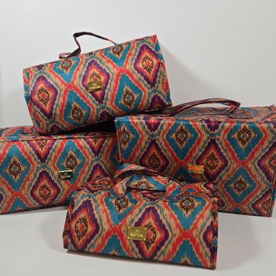 LOT 32: JM New York Travel Kit Including Sectioned Cases For Necessities, and Jewelry