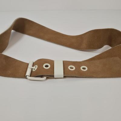 LOT 33: Tapestry Tote and Multiple Leather Belts