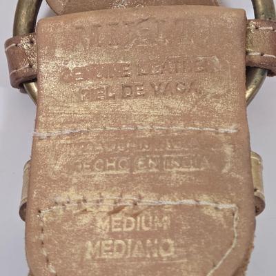 LOT 33: Tapestry Tote and Multiple Leather Belts