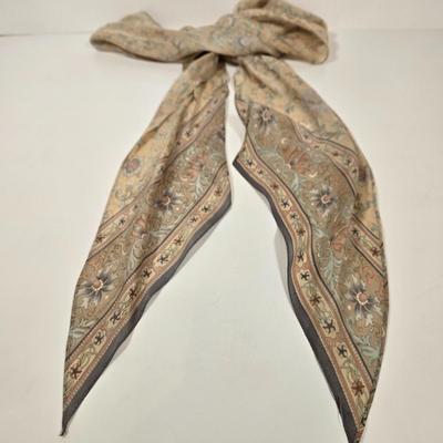 LOT 37: Tignanello Shoulder Bag. Nine West Handbag, and Fashion Scarves