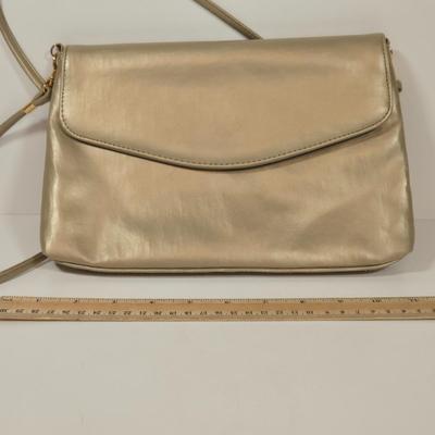 LOT 38: Jennifer Lopez Purse, Gold-tone Handbag, New with Tag Cejon Scarf, and More
