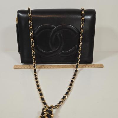 LOT 47: Chanel- Like Crossbody Bag, Metallic Bronze Color Handbag, Laura Ashley Scarf, Dragonfly Scarf with Fringe, and More Fashion Scarves