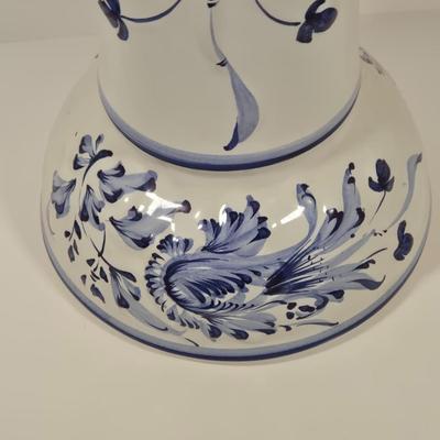 LOT 50: Jardiniere Planter on Pedestal/Hand Made in Portugal. Can Also Be Separated as a Vase and Planter