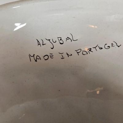 LOT 50: Jardiniere Planter on Pedestal/Hand Made in Portugal. Can Also Be Separated as a Vase and Planter