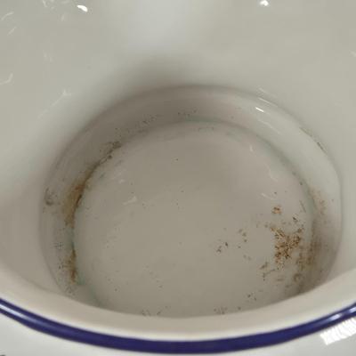 LOT 50: Jardiniere Planter on Pedestal/Hand Made in Portugal. Can Also Be Separated as a Vase and Planter