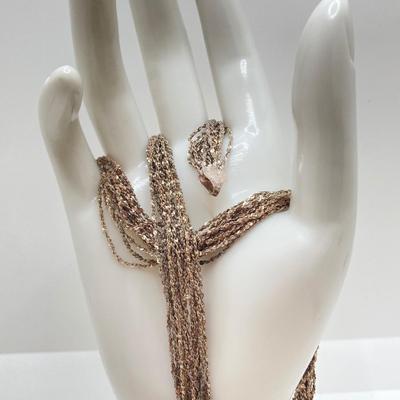 LOT 59: 925 Italy Sterling Silver Multi Strand Necklace - TW 29.32g 16"