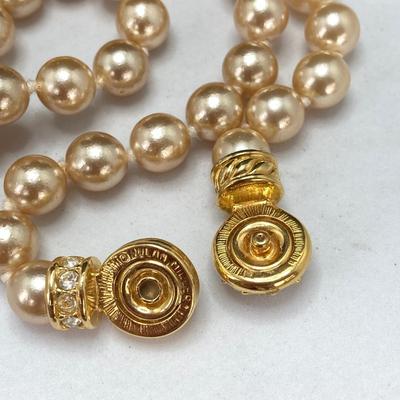 LOT 66: Gold Tone Designer Jewelry Collection - Givency, Coro, Joan Rivers, Nolan Miller and Trifari