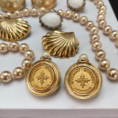LOT 66: Gold Tone Designer Jewelry Collection - Givency, Coro, Joan Rivers, Nolan Miller and Trifari