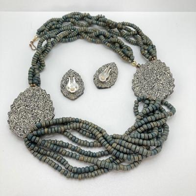 LOT 67: Vintage Necklace and Earring Fashion Jewelry Sets
