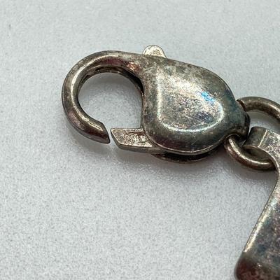 LOT 68: 925 Sterling Silver (Made in Italy Milor) Braided Herringbone Bracelet - TW 27.40g