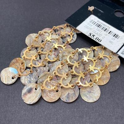 LOT 71: Vintage Shell / Nautical Style Jewelry - Bracelets and Earrings